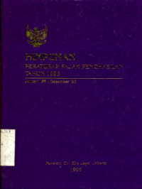 Image of Himpunan peraturan Pajak Penghasilan Tahun2022