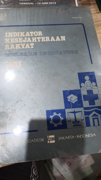 Image of Indikator Kesejahteraan rakyat 1983