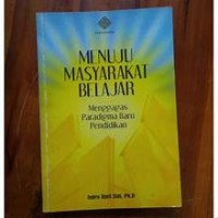 Image of Menuju masyarakat Belajar